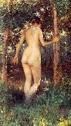 Julius LeBlanc Stewart Study Of A Nude Woman oil painting